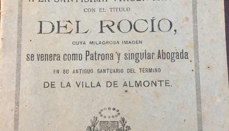 Novena Completa a la Virgen del Rocío de 1923