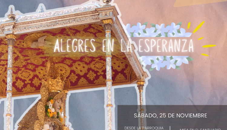 Más de 2500 jóvenes participan este sábado en la Peregrinación de Jóvenes Rocieros de la Matriz
