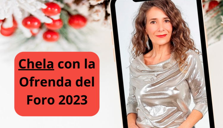 Chela colabora con la Ofrenda del Foro del Rocío 2023