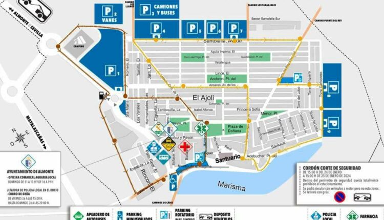 Bando municipal de Almonte con motivo de las peregrinaciones de Triana, Pilas, Villanueva del Ariscal y Gibraleón