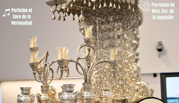 Hermandad del Rocío de Espartinas – Misa Bendición de la restauración de la Carreta de plata.
