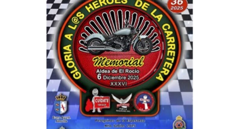 XXXVI Memorial MotoRocío 2025. Aldea de El Rocío, 18:H, sábado 6 diciembre del 2025