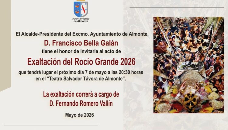 Almonte – Exaltación del Rocío Grande 2026